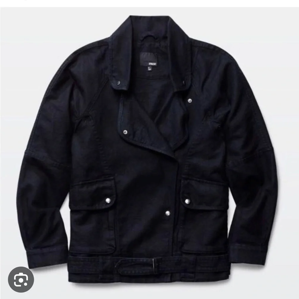 Wilfred Free Raydar Linen/Cotton Moto Jacket - Picture 3 of 11